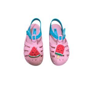 Grandene Toddler Girls Pink Jelly Sandals Watermelon Design Size 11